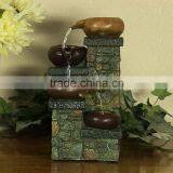 Brick Steps Tabletop Fountain With LED Light thumbnail-2