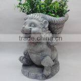 Cheap Wholesale Miniature Lion Bonsai Pot Garden Flower Pot Plant Pot thumbnail-1