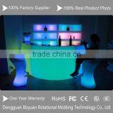 Modern PE Material Color Changing Led Bar Table,led Light Bar Table