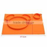 BPA Free Silicone Placemat Food Tray for Baby thumbnail-1