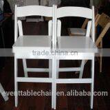 Factory Directly White Modern Wedding Folding Bar Stool Chair thumbnail-3