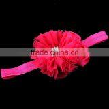 Chiffon Flower and Satin Rose Flower Headband for Kids Hair Accessories thumbnail-4