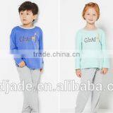 100% Cotton Kids Pajama Blank Boys and Girls Shirts+pants Pajama Sleepwear Baby Pajamas thumbnail-2