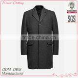 High Quality Trendy Simple Deisgn Formal Long Coat for Men thumbnail-1