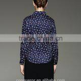 Idyllic Style Floral Printed Long Sleeve Cotton Shirt For Ladies thumbnail-2