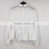 Women Chiffon Lace Blouse Stock Clothes thumbnail-4