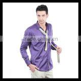 New Model Good Price Custom-made Satin Mens Fancy Shirt thumbnail-1