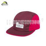 Multi Color Adjustable 5 Panel Cap With Woven Label Front thumbnail-6