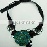Flower Necklace,Flower Jewelry thumbnail-1