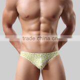 MGOO Custom Made Ice Silk Underwear For Men Sex Floral Print Boxer Brief XXXL Size Toy MB026 thumbnail-3