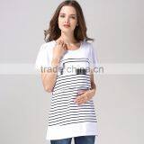 Wholesale Cotton Maternity Clothing Pregnant Mother Outdoor Tops thumbnail-2