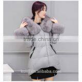 Womens Down Jackets 2016 Duck Down Jacket Women Warm Down Parka Big Real Fur Collar Feather Jacket Female Winter Down Coat thumbnail-3