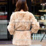 Women's Coats Colorful Real Fur Coat Female Luxury Rabbit Fur Winter Jacket Women New Arrival Overcoat thumbnail-6