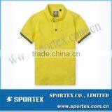 Hot-sell Yellow Top Quality New Design Custom Polo Shirt thumbnail-1