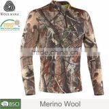 Merino Wool Outdoors Casual Sportswear Safari Shirt Men thumbnail-2