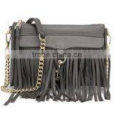 DY0020Z Europea Fashon Ladies Real Leather Fringe Chain Bag thumbnail-3