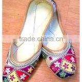 Classy Mojari With Pearl Embroidery thumbnail-2