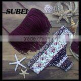 Explosion Models Tassel Print Bikini Swimwear Triangle Split Swimwear Female thumbnail-1