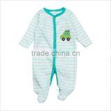 Wholesale Summer Cotton Boys Long Sleeve Baby Playsuit thumbnail-3