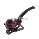 New 1x Durable Wooden Tobacco Pipe + Smoking Pipe Stand + Cigar Cigarette Smoking Pipe Leather Case Cover thumbnail-6