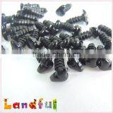 9.5*6mm Plastic Amigurumi Safety Cat Nose Black thumbnail-1