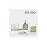 4 Piece Modern Eco Friendly Abrasion Resistance Resin Bathroom Accessories Set thumbnail-1