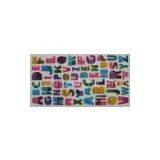 Colorful Alphabet Stickers 3D Clear PVC Alphabets Puffy Stickers For Book, Mobile Phone thumbnail-1