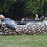 Camo Oxford Portable Air Floating Sofa /biao Flower Outdoor Living Room Ballon Chair Inflatable Sofa/ Air Blow Sofa Chair