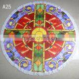 330g Swan Printed Round Beach Towel/jkr Muti Design Round Table Towel Shawl Yoga Mat Bath Towel Beach Towels/ Beach Towels thumbnail-4