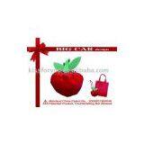 Apple Reusable Gift Bags Sturdy Shopping Bag