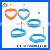 Silicone Egg Boiling Ring/silicon Egg Cook Ring With Handle