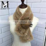 2016 Latest Design Woman Accessories Scarf / New Fashion Real Rabbit Fur Scarf / Ladies Lucury Scarf thumbnail-3
