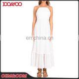 2017 New Arrival One Piece Casual Backless White Slip Maxi Dress Latest Dress Designs Photos thumbnail-6