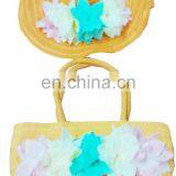 Baby Girl Summer Dress, Summer Beach Bag&hat thumbnail-5