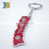 Nepal Country Flag Soft Enamel Souvenir Metal Custom Keychain