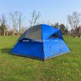 Camping Season 2 Man Adventure Sun Shade Blue Mountain Tent