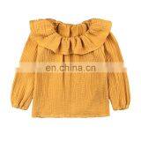 Girl Kids Ruffle Crop Top Vintage Blouse Toddler Ruffle Top thumbnail-3