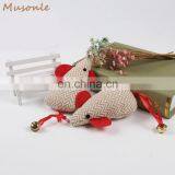 Manufacturers Direct Sale Linen Squeaky Pet Toys Cat Mouse With Bell thumbnail-1