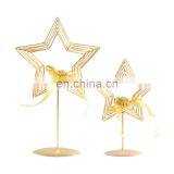 Soft Time Golden Candlestick Iron Pentacle Candlestick Christmas Decorationscreative Table Decorations thumbnail-5