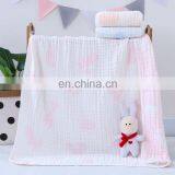 Wholesale Price 2020 New Design Pattern 6 Layers 100 Cotton Soft Muslin Baby Swaddle Wrap Blanket With Factory Price thumbnail-5