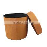 Inner Bin Solid Foldable Storage Ottoman thumbnail-4