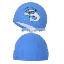 Cartoon Children Swimming Cap Pu Swimming Cap Waterproof Ear Protection Boys And Girls Diving Caps Comfortable thumbnail-5