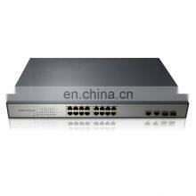 good quality 10/100M 24 port gigabit poe switch