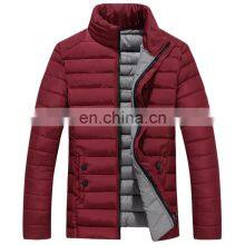 Wholesale New Warm Men's Black Foam Jacket Men's Zipper Warm Air Cotton Clothing thumbnail-1
