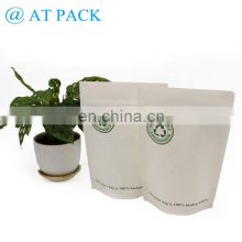 Custom Printed Recycle Stand Up Pouch Biodegradable Paper Bag