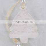 3pcs Home Fragrance Aroma Diffuser White Plaster With Ribbon SA-2092