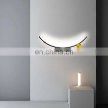 2021 Hot Sale Nordic Minimalist Wall Light Modern Creative LED Long Line Wall Lamp For Indoor thumbnail-4