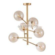 Europe Creative Glass Pendant Light Bubbles Ceiling Hanging Lamp For Study Living Room Restaurant Modern Decor LED Chandelier thumbnail-1