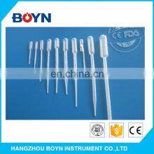 Disposable Plastic Transparent Pasteur Transfer Pipette Sterile / Non-sterile 0.2ml 0.5ml 1ml 2ml 3ml 5ml 10ml thumbnail-2