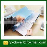 4C Printing Clear pp Plastic Folder/ A4 Size L Shaped Folder